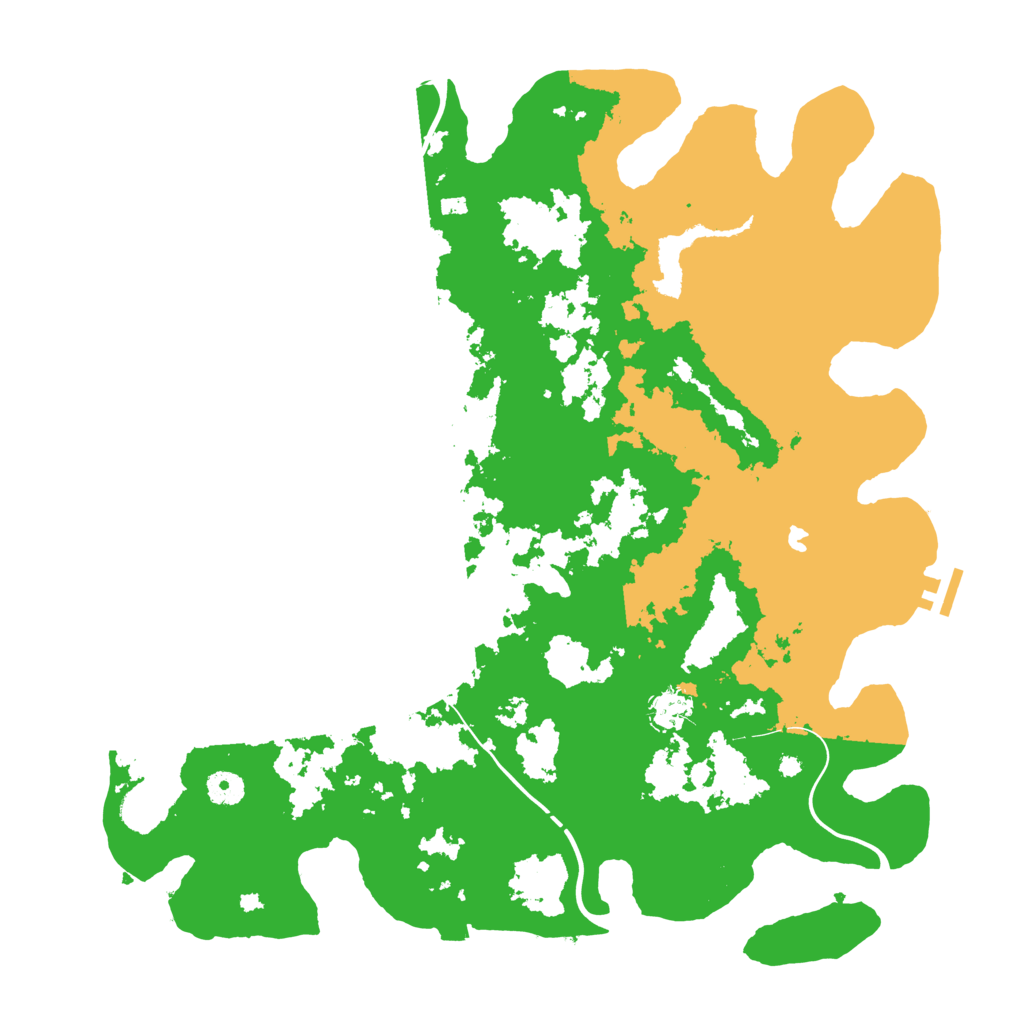 Biome Rust Map: Procedural Map, Size: 4250, Seed: 55664221