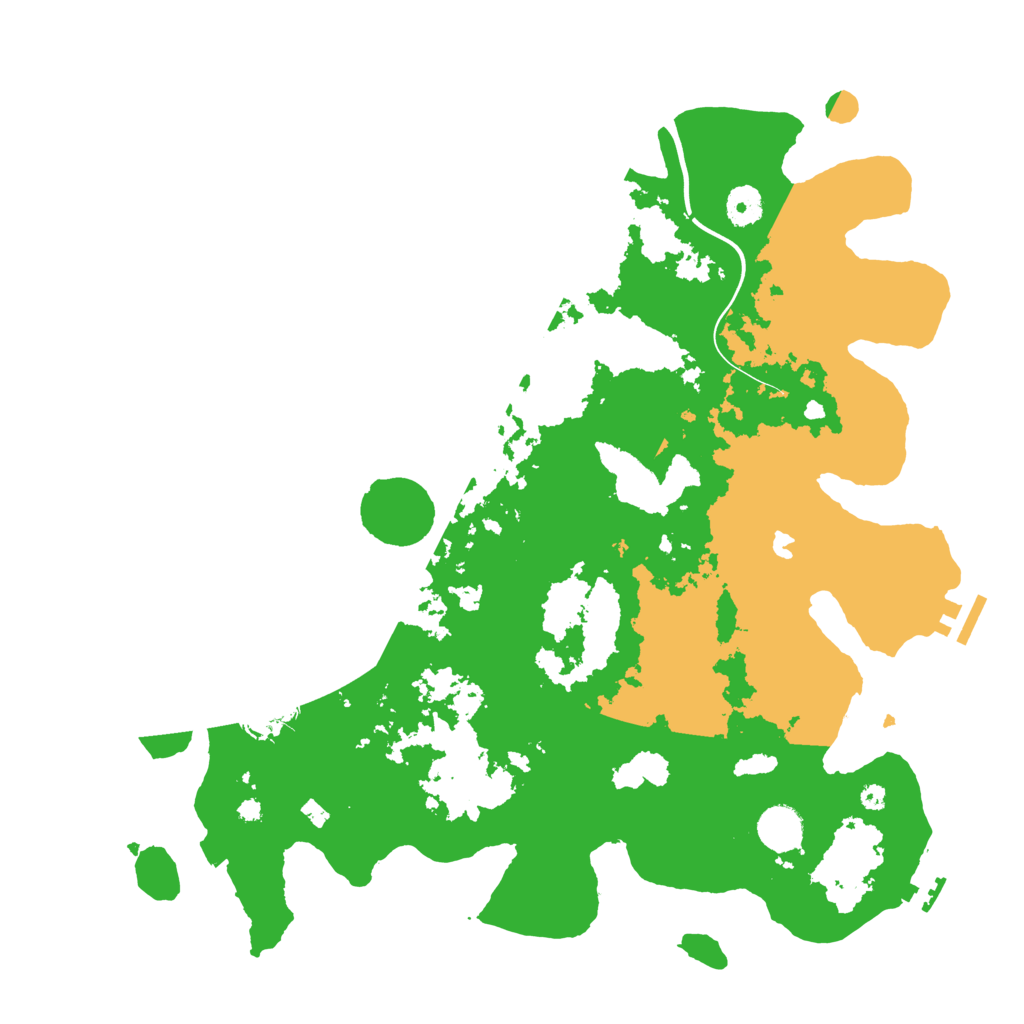Biome Rust Map: Procedural Map, Size: 4000, Seed: 8337