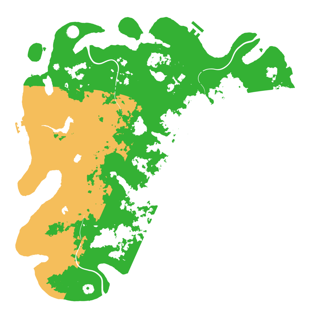 Biome Rust Map: Procedural Map, Size: 4500, Seed: 175777419