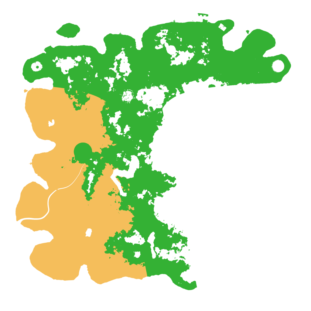 Biome Rust Map: Procedural Map, Size: 4500, Seed: 1164293495