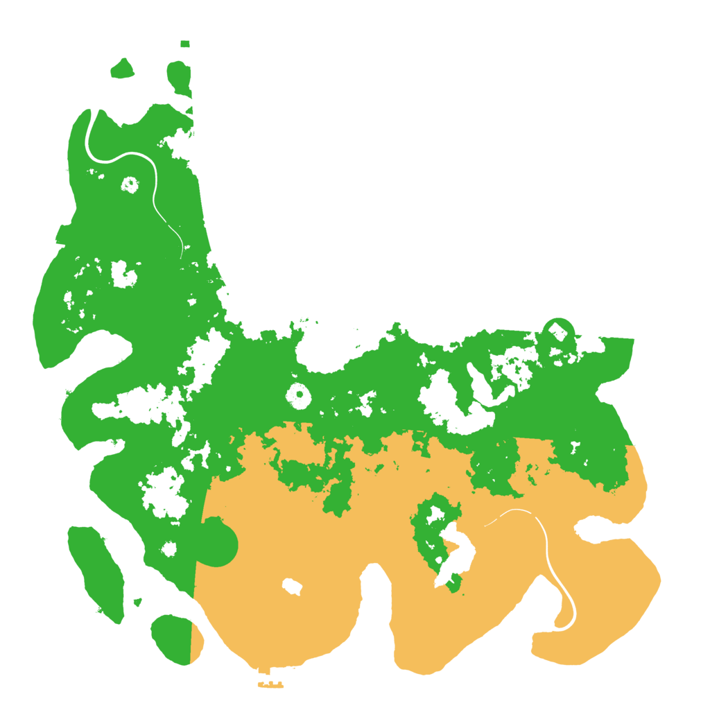 Biome Rust Map: Procedural Map, Size: 4250, Seed: 1307989275