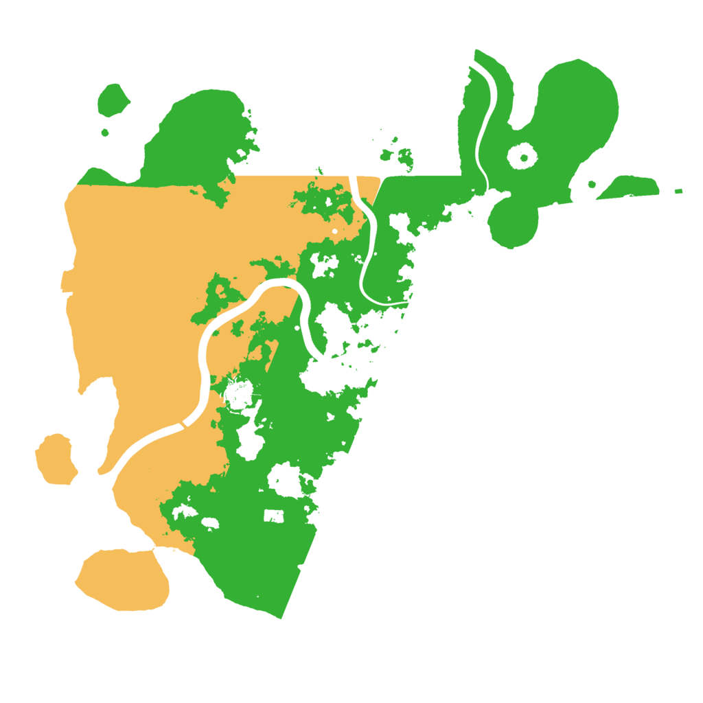 Biome Rust Map: Procedural Map, Size: 3800, Seed: 2135119258