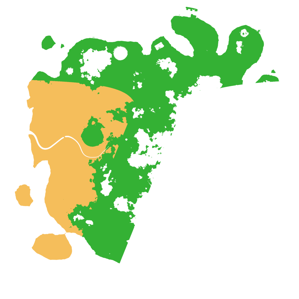 Biome Rust Map: Procedural Map, Size: 3800, Seed: 2135119258