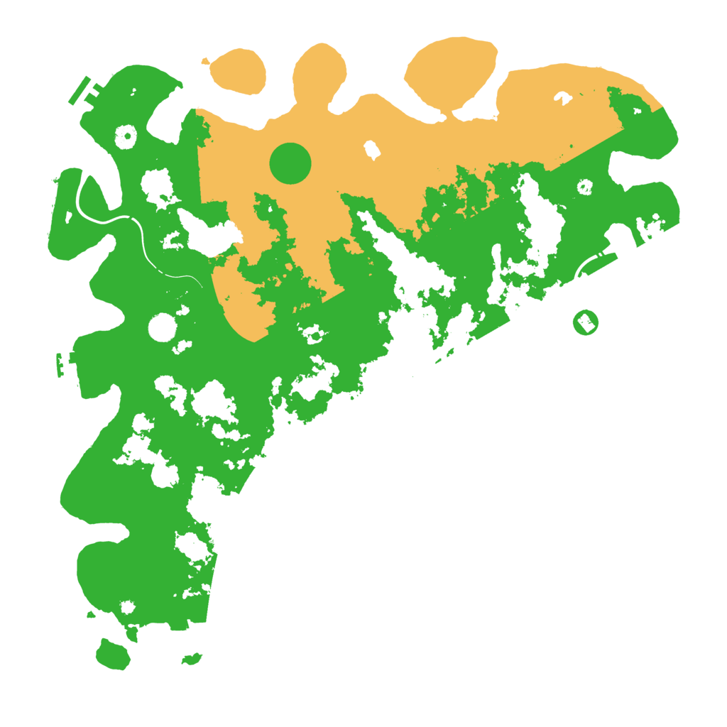 Biome Rust Map: Procedural Map, Size: 4600, Seed: 9