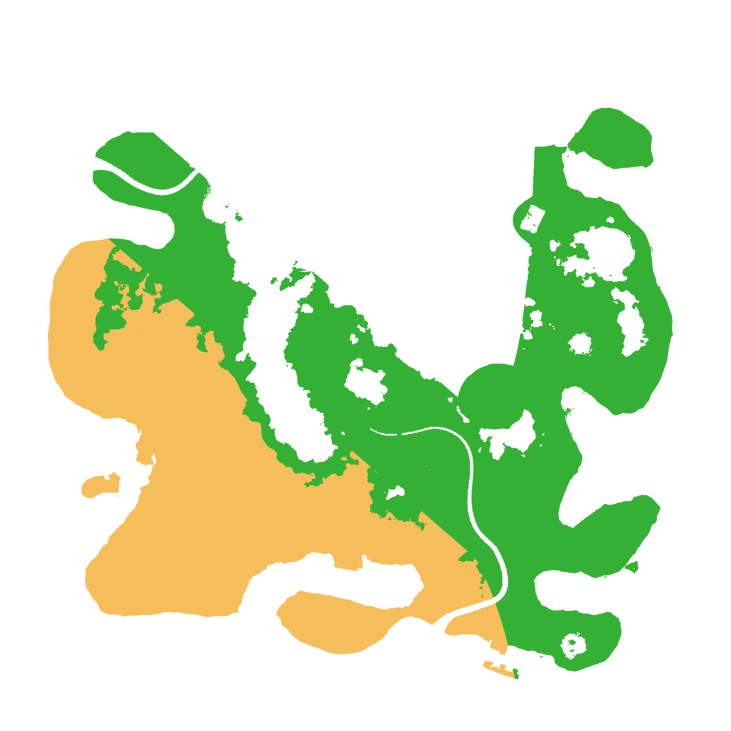 Biome Rust Map: Procedural Map, Size: 3000, Seed: 29202