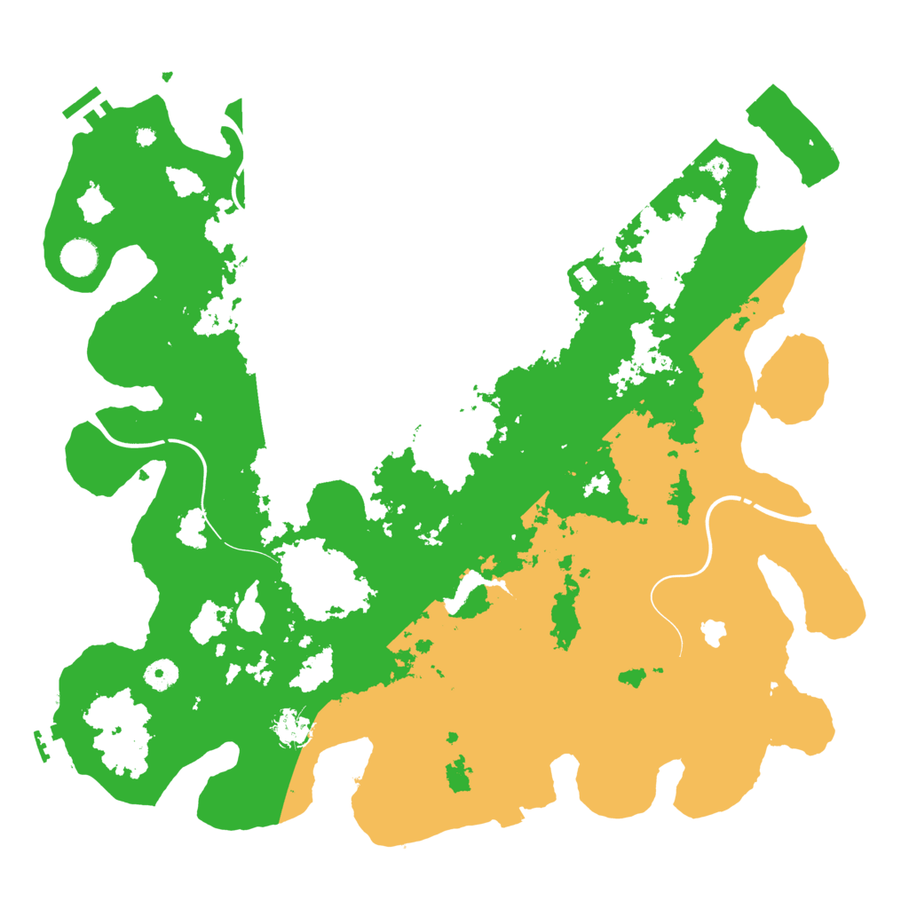 Biome Rust Map: Procedural Map, Size: 4253, Seed: 1193969642