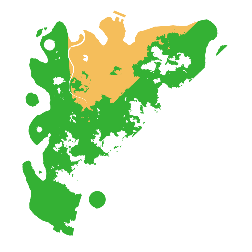 Biome Rust Map: Procedural Map, Size: 4000, Seed: 1235946897