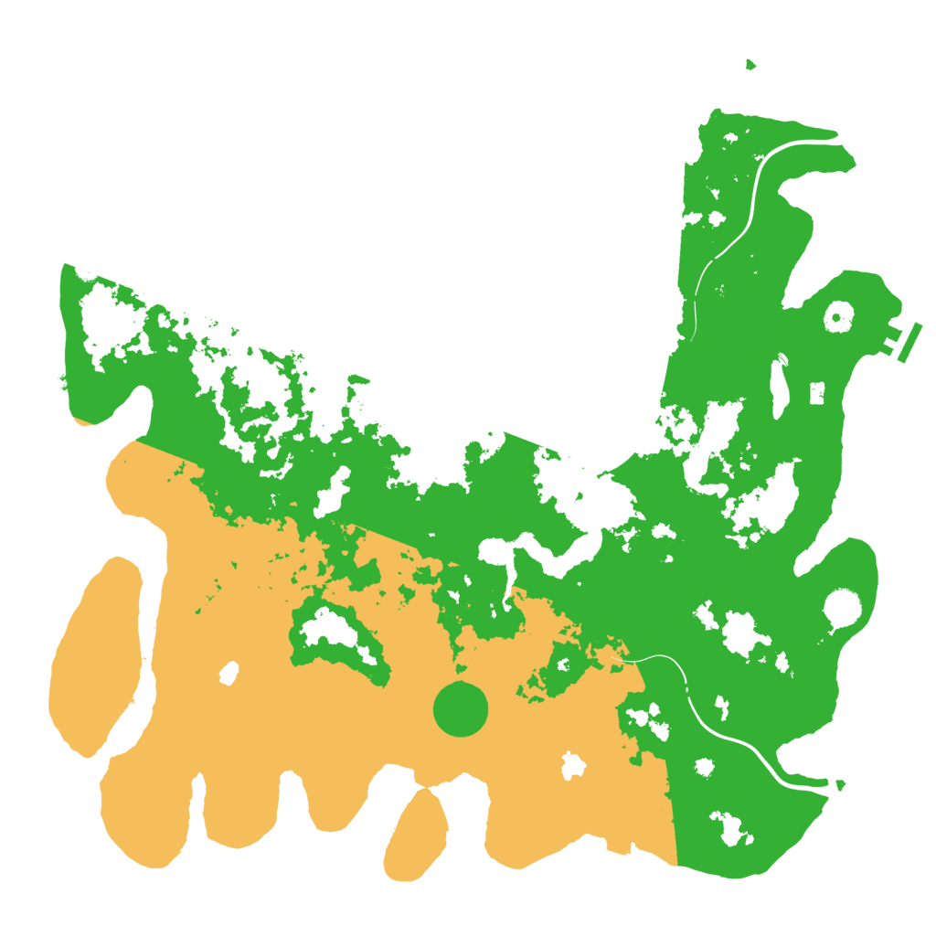 Biome Rust Map: Procedural Map, Size: 4500, Seed: 633917496