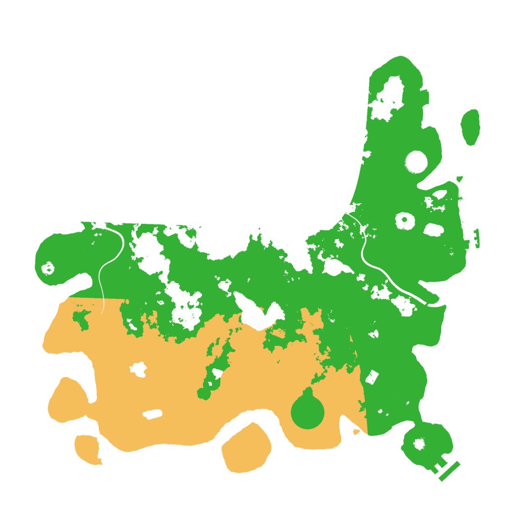 Biome Rust Map: Procedural Map, Size: 4000, Seed: 26462