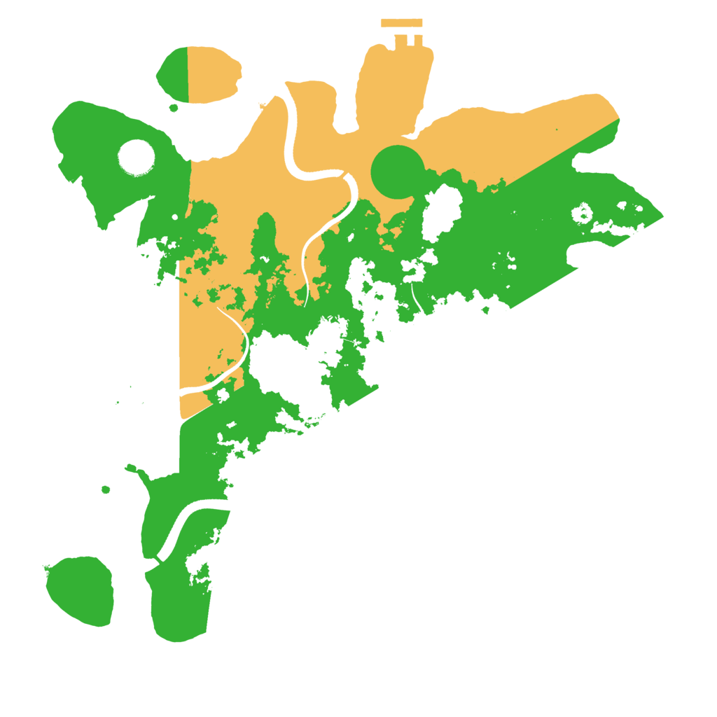 Biome Rust Map: Procedural Map, Size: 3500, Seed: 1721554891
