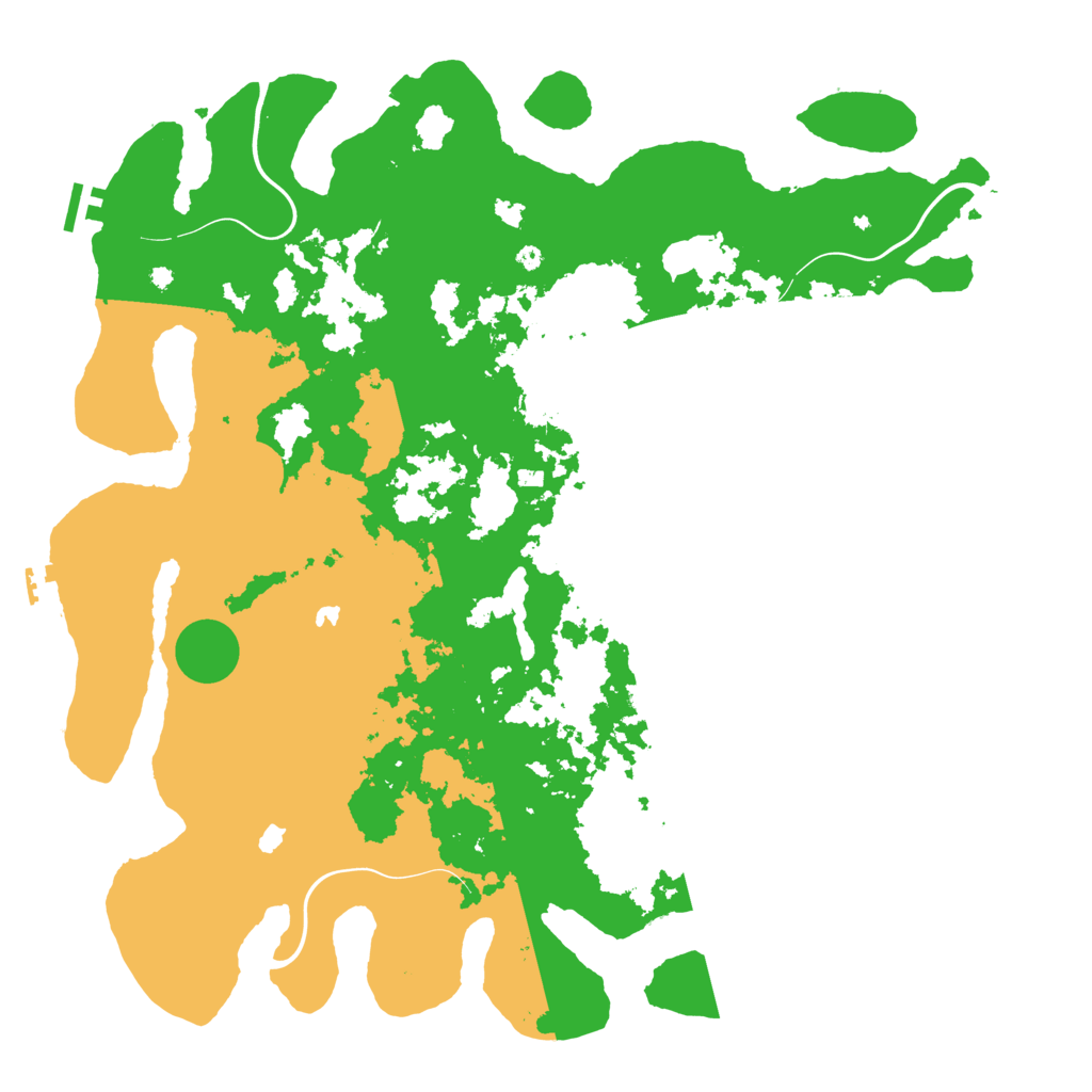 Biome Rust Map: Procedural Map, Size: 4500, Seed: 1438897592