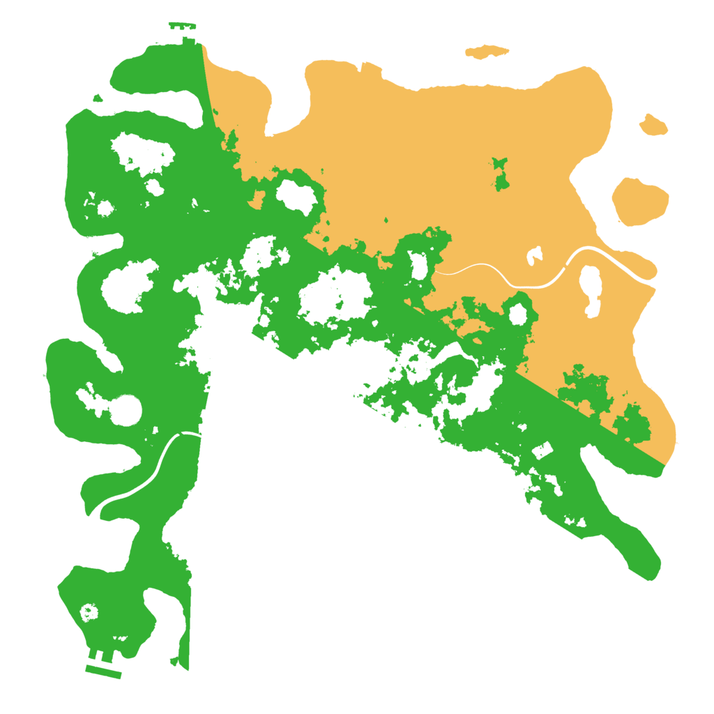 Biome Rust Map: Procedural Map, Size: 4000, Seed: 2327291