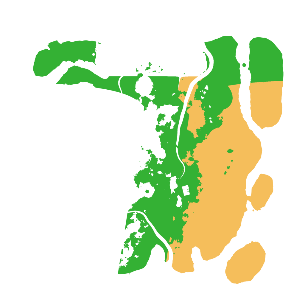 Biome Rust Map: Procedural Map, Size: 3300, Seed: 300