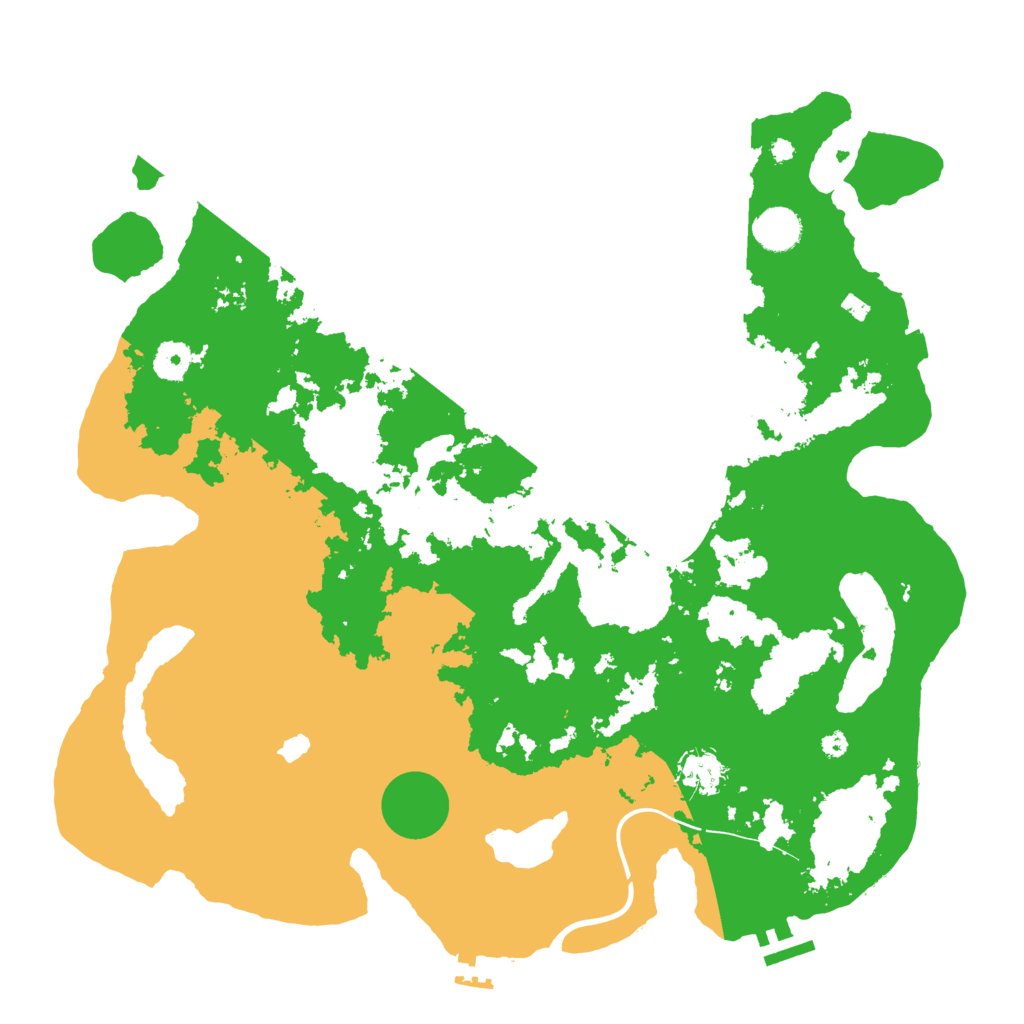 Biome Rust Map: Procedural Map, Size: 4000, Seed: 1010333