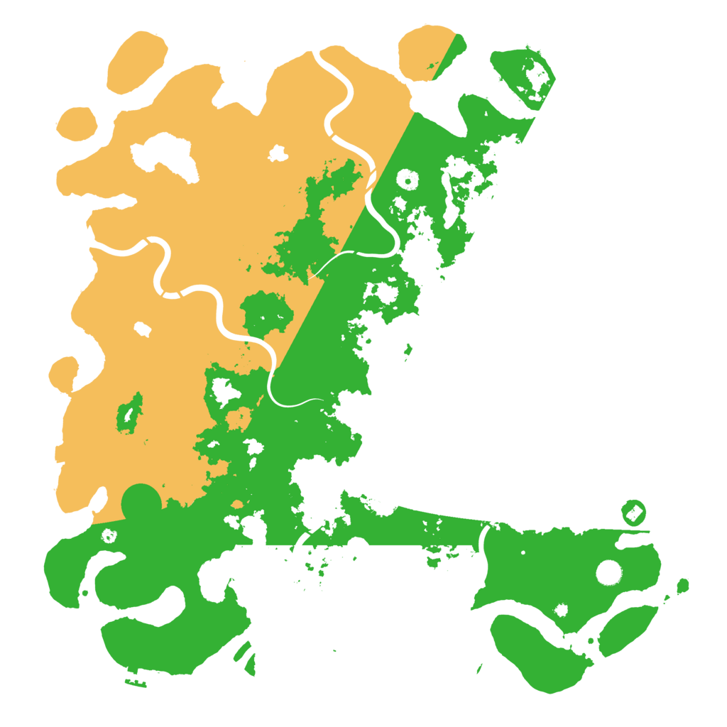 Biome Rust Map: Procedural Map, Size: 5000, Seed: 405071391