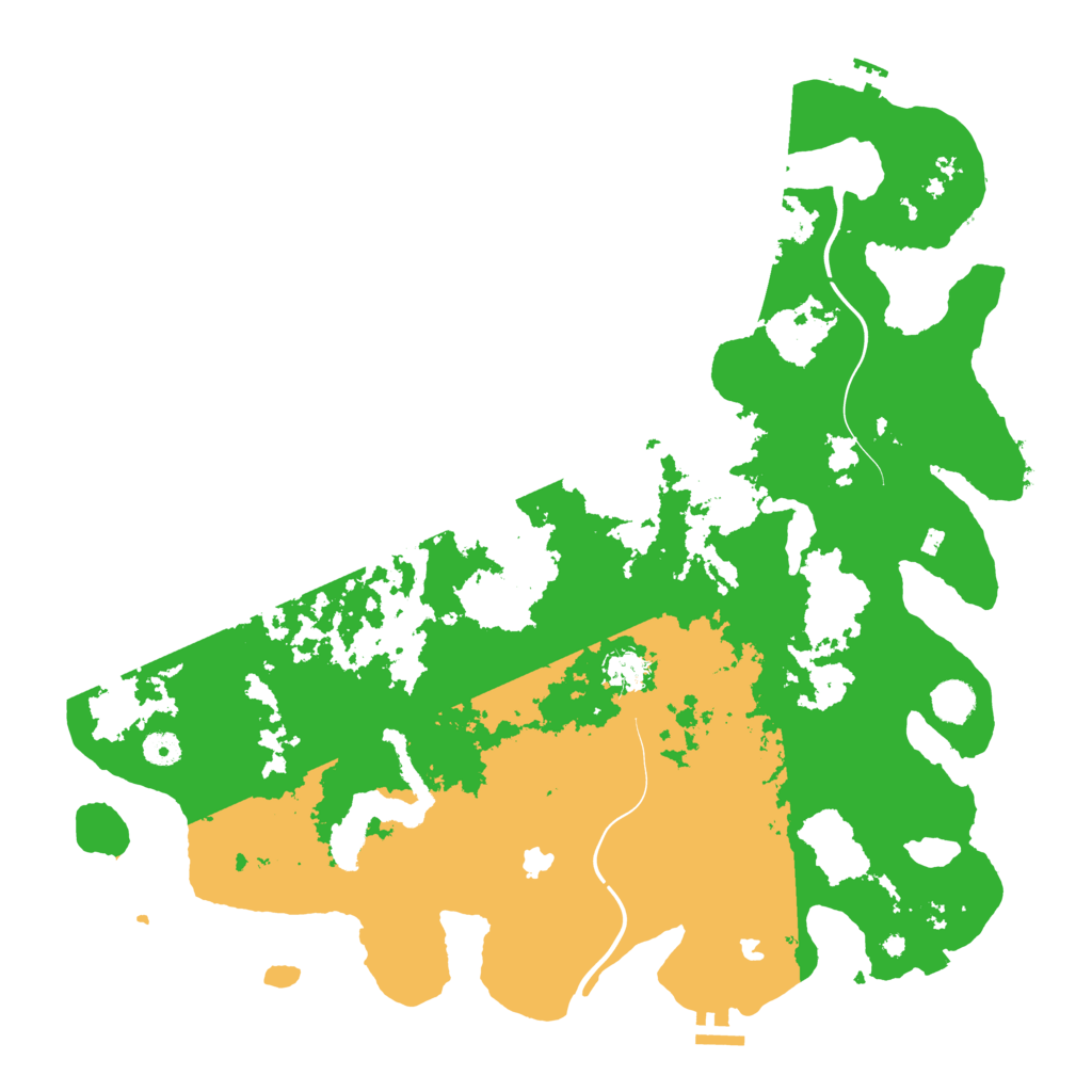 Biome Rust Map: Procedural Map, Size: 4500, Seed: 340434318