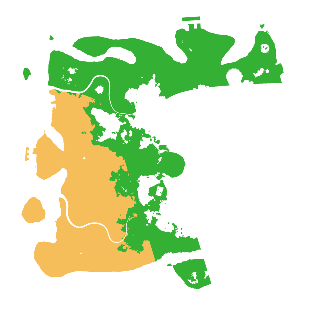 Biome Rust Map: Procedural Map, Size: 3500, Seed: 602959729