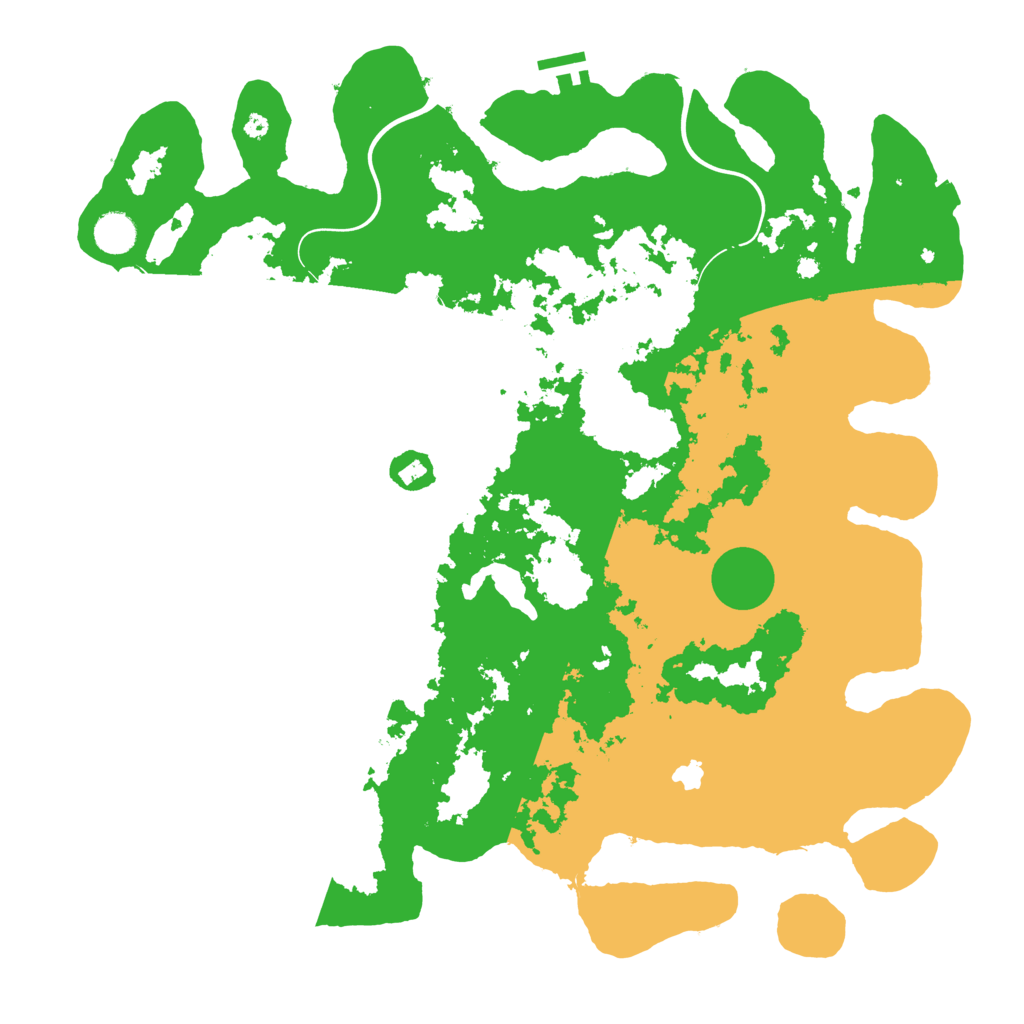 Biome Rust Map: Procedural Map, Size: 4300, Seed: 551124844