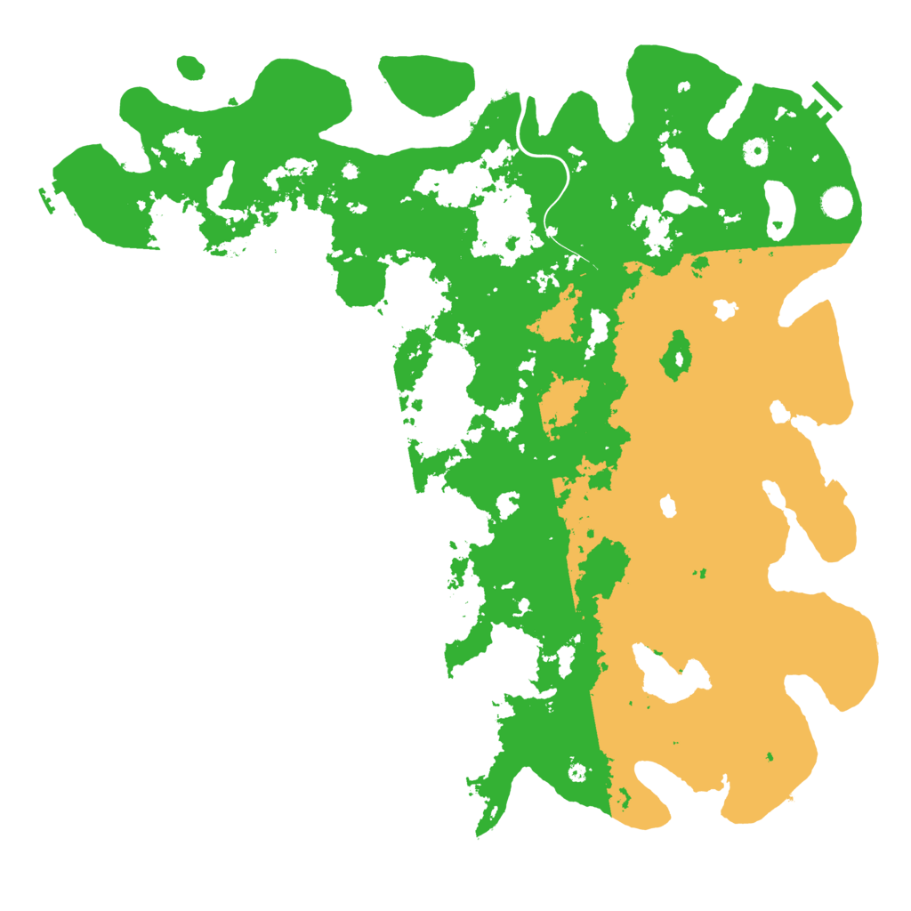 Biome Rust Map: Procedural Map, Size: 5000, Seed: 75790