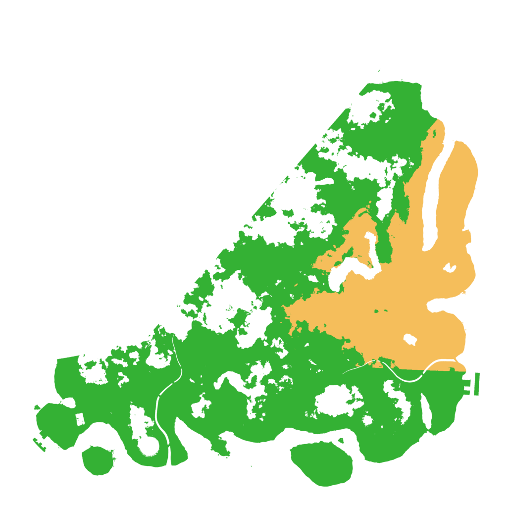 Biome Rust Map: Procedural Map, Size: 4500, Seed: 1141966280