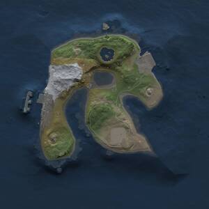 Thumbnail Rust Map: Procedural Map, Size: 1493, Seed: 1166988941, 2 Monuments