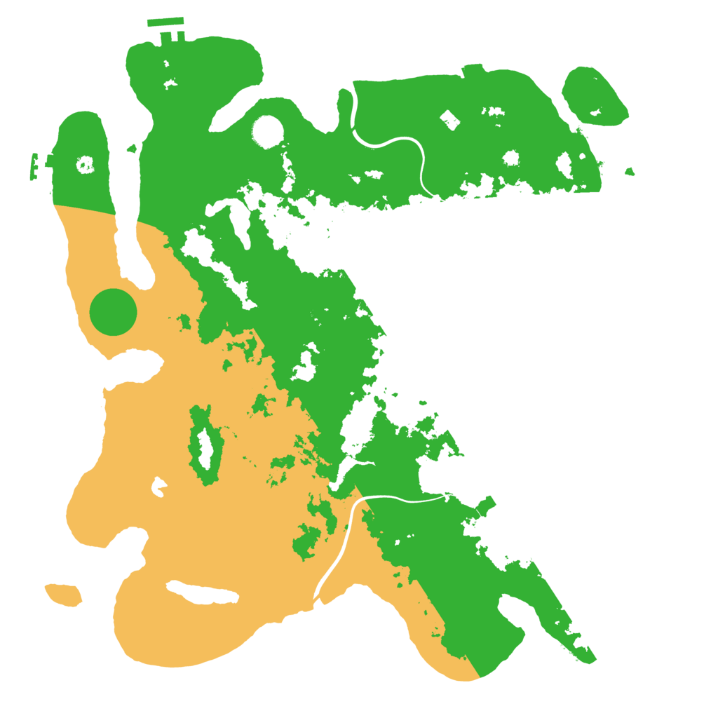 Biome Rust Map: Procedural Map, Size: 4000, Seed: 1222722400