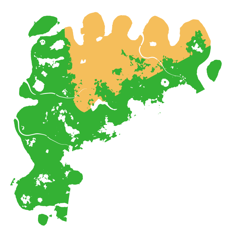 Biome Rust Map: Procedural Map, Size: 4500, Seed: 481981