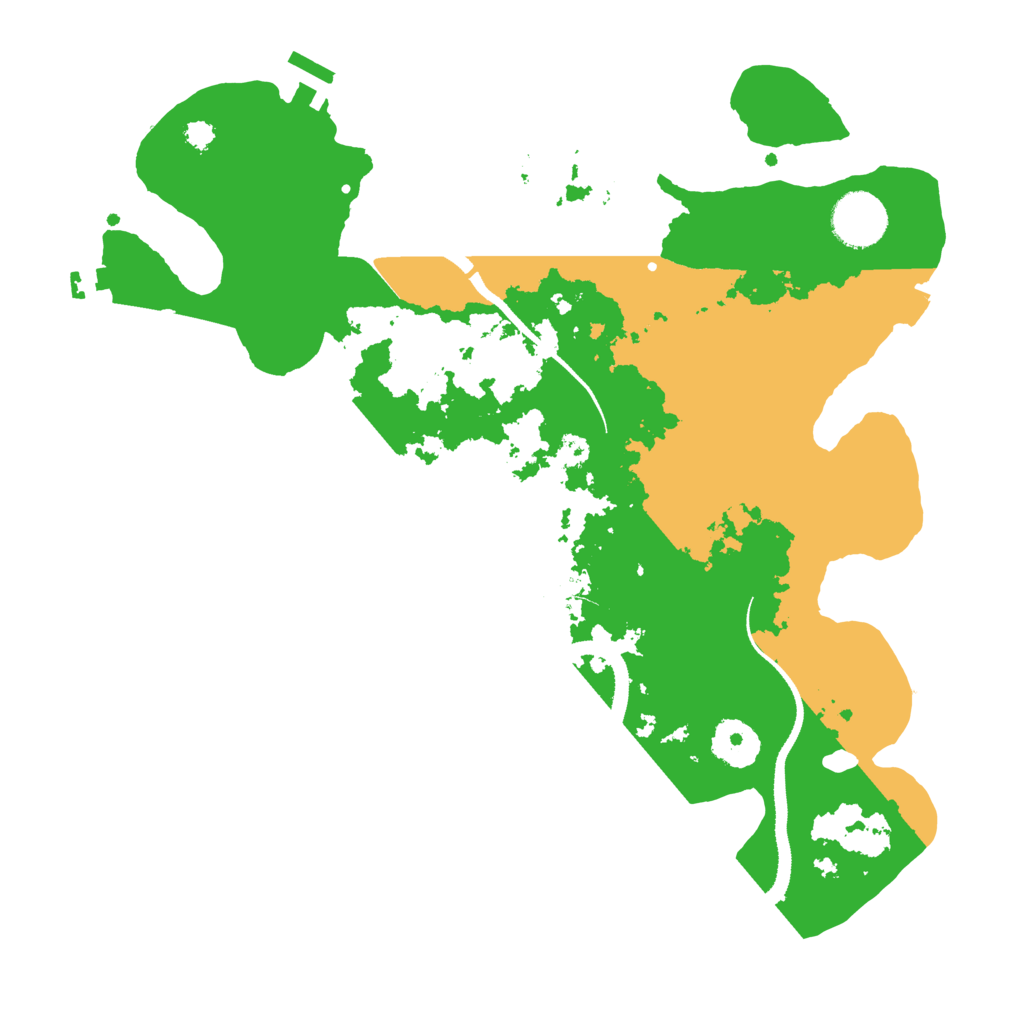 Biome Rust Map: Procedural Map, Size: 3250, Seed: 2156