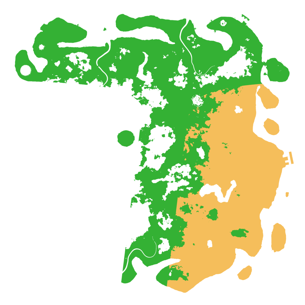 Biome Rust Map: Procedural Map, Size: 5000, Seed: 827999363