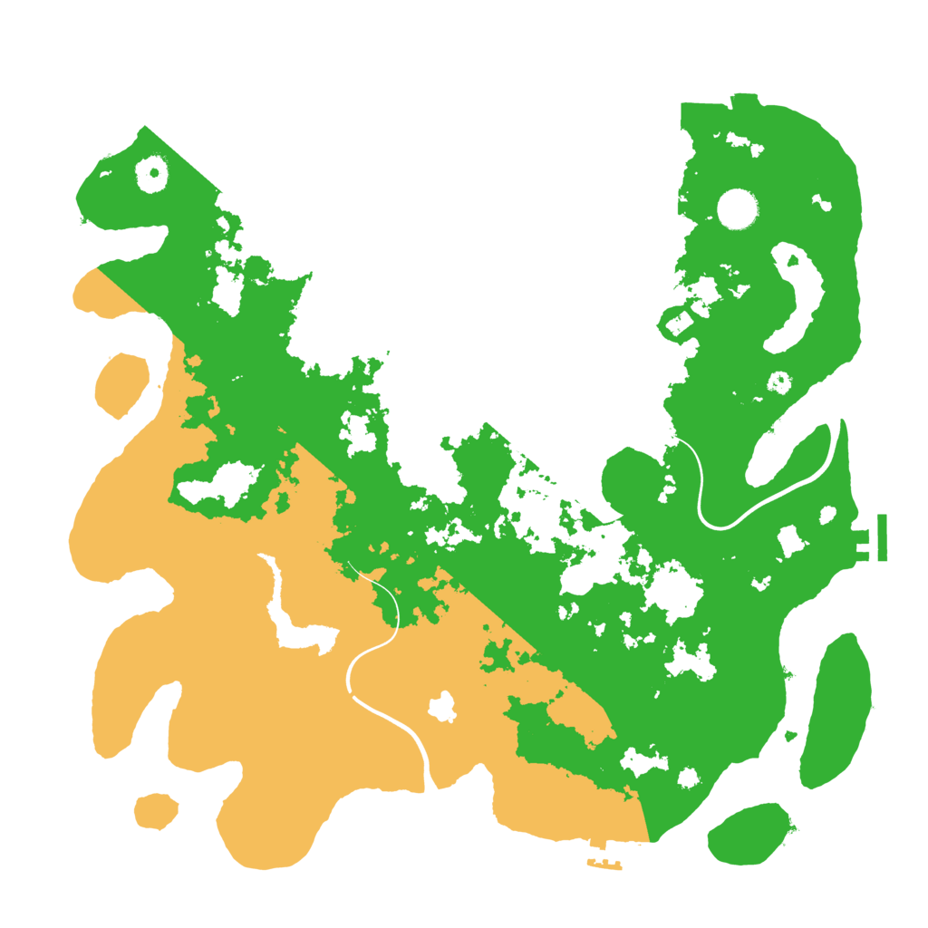 Biome Rust Map: Procedural Map, Size: 4000, Seed: 250704673