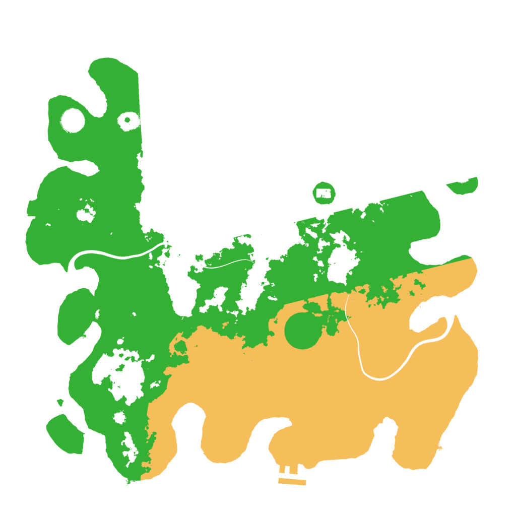 Biome Rust Map: Procedural Map, Size: 3788, Seed: 1