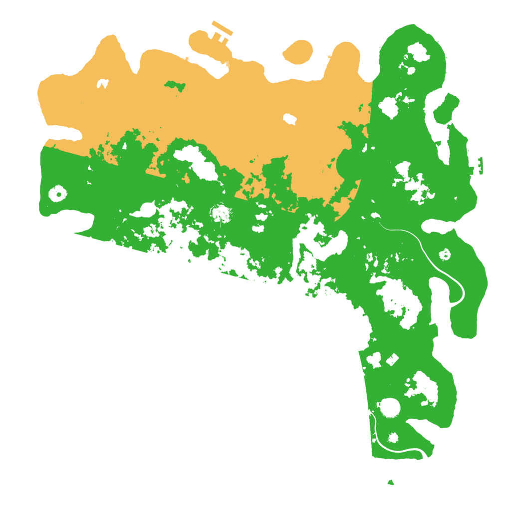 Biome Rust Map: Procedural Map, Size: 4500, Seed: 7773777