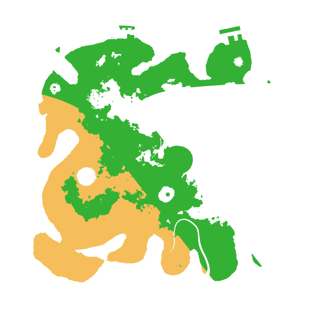 Biome Rust Map: Procedural Map, Size: 3000, Seed: 422039041