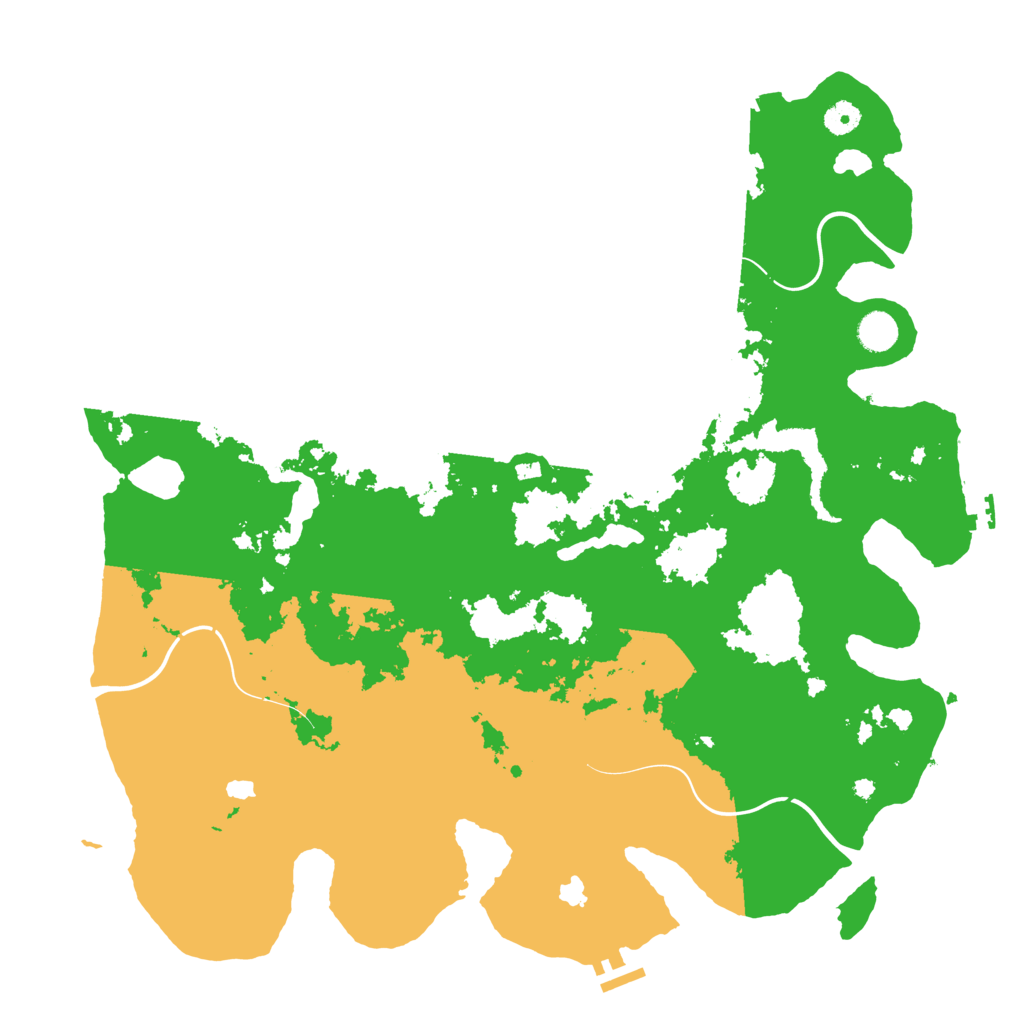 Biome Rust Map: Procedural Map, Size: 4500, Seed: 433977793