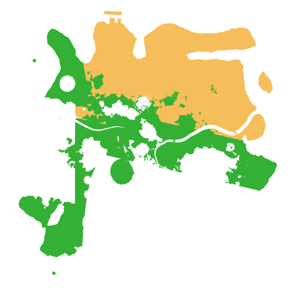 Biome Rust Map: Procedural Map, Size: 3500, Seed: 1319822169