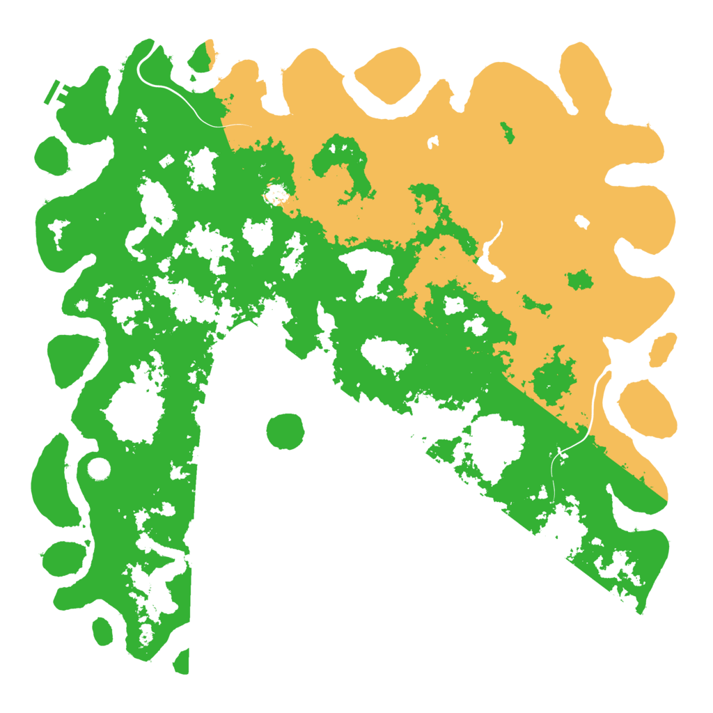 Biome Rust Map: Procedural Map, Size: 5500, Seed: 8675309