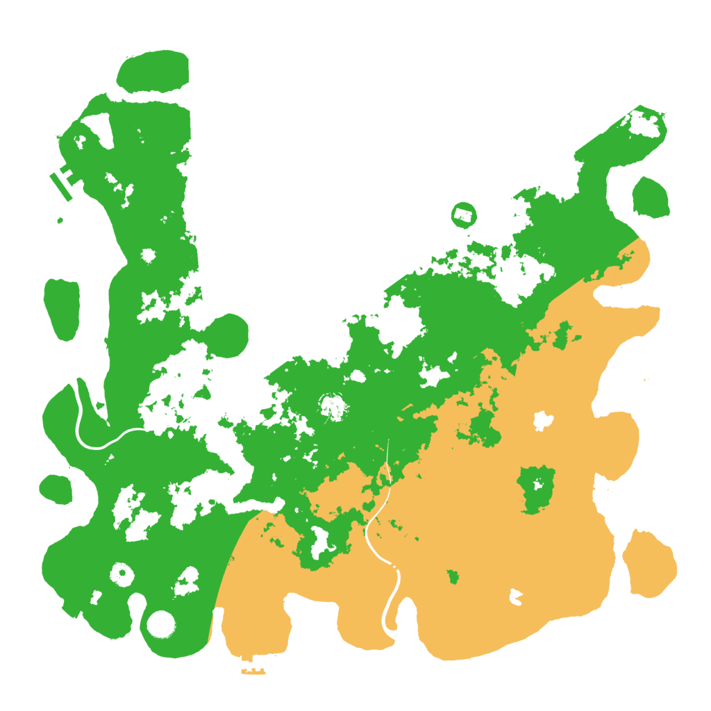 Biome Rust Map: Procedural Map, Size: 4500, Seed: 17364500