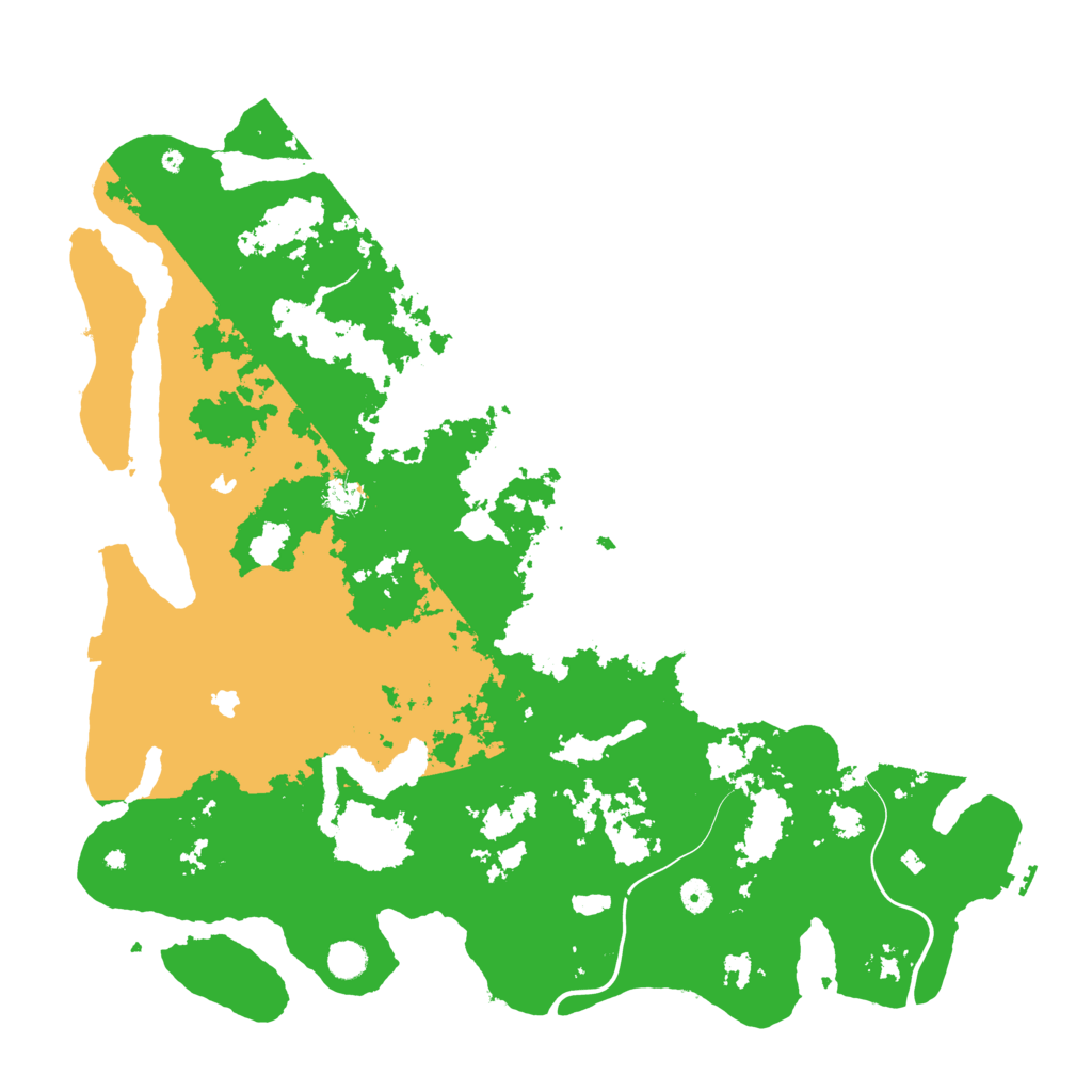 Biome Rust Map: Procedural Map, Size: 5000, Seed: 972730223