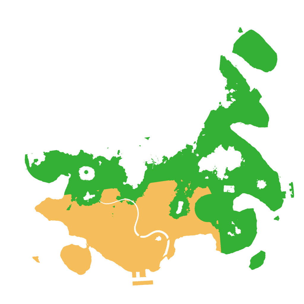 Biome Rust Map: Procedural Map, Size: 3000, Seed: 867185968