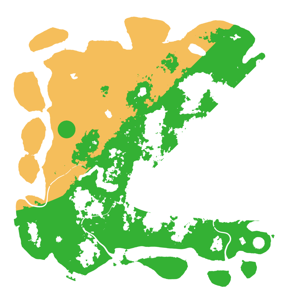 Biome Rust Map: Procedural Map, Size: 4500, Seed: 919839120