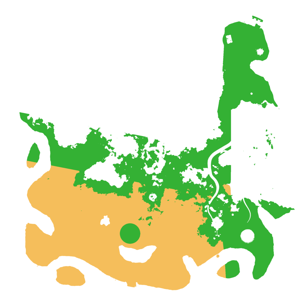Biome Rust Map: Procedural Map, Size: 4000, Seed: 1543853551
