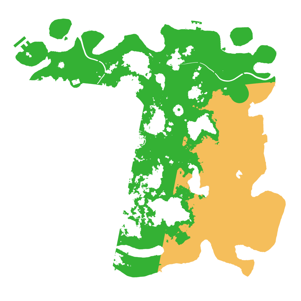 Biome Rust Map: Procedural Map, Size: 4250, Seed: 195140661