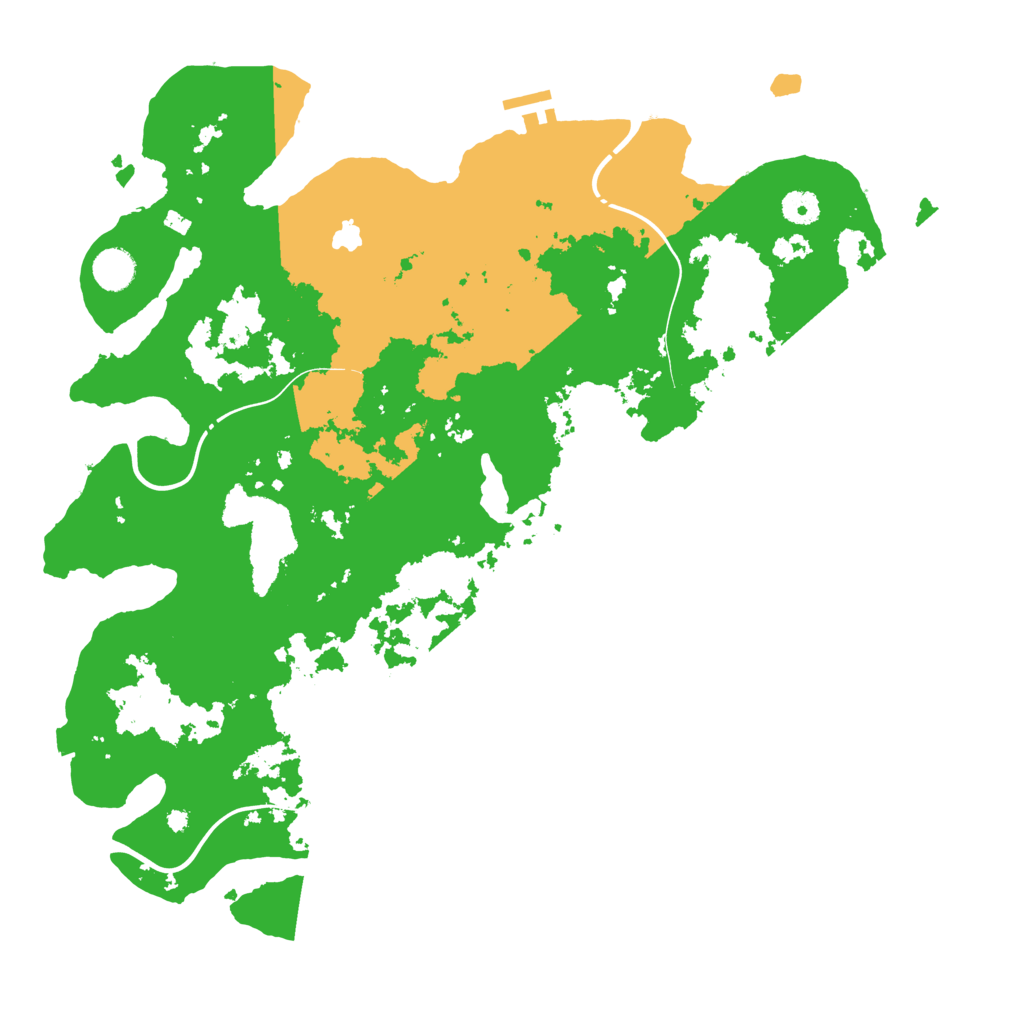 Biome Rust Map: Procedural Map, Size: 4250, Seed: 500646205