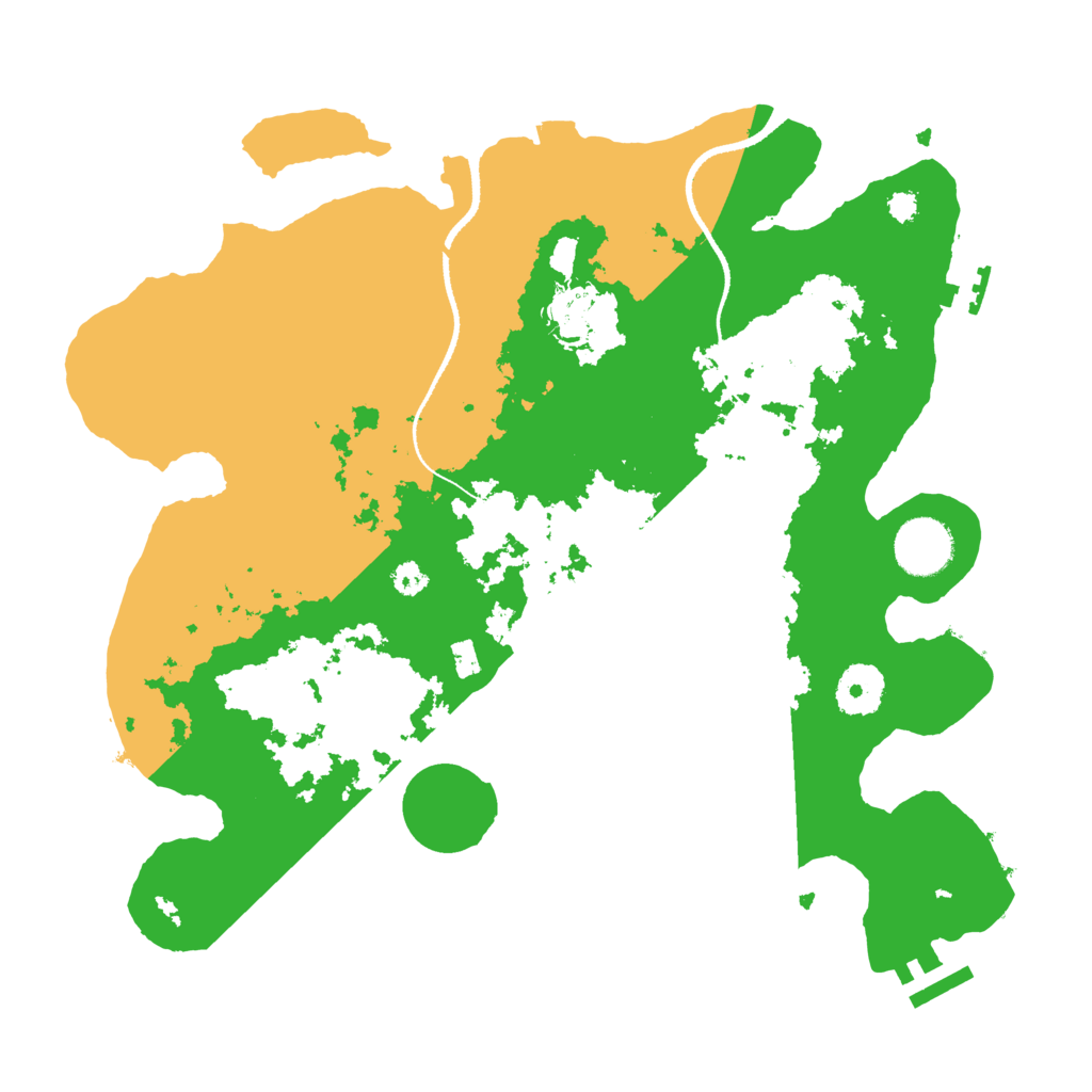 Biome Rust Map: Procedural Map, Size: 3287, Seed: 2116388101