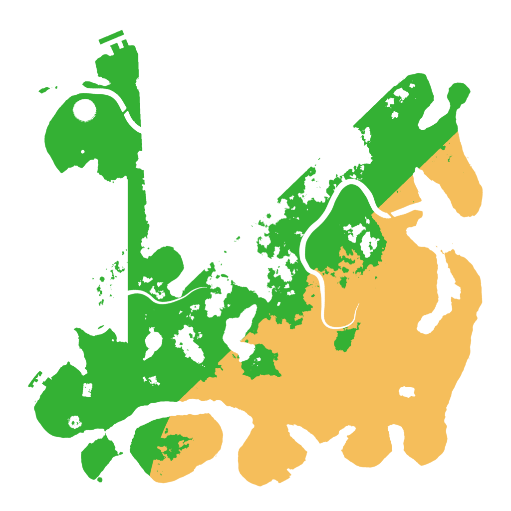 Biome Rust Map: Procedural Map, Size: 4000, Seed: 20241005