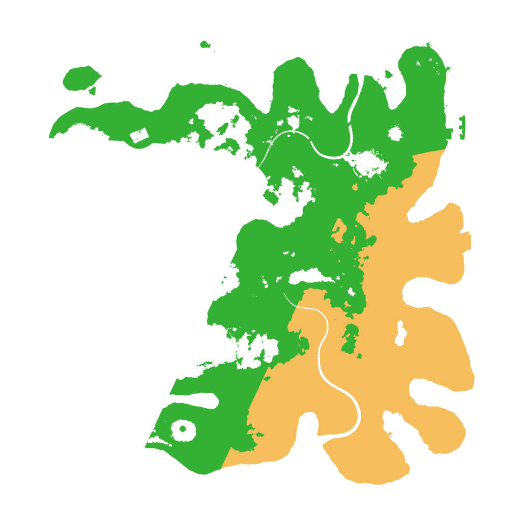 Biome Rust Map: Procedural Map, Size: 3300, Seed: 980204134