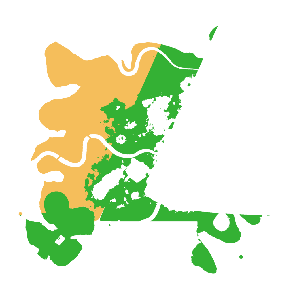Biome Rust Map: Procedural Map, Size: 3200, Seed: 1833268691