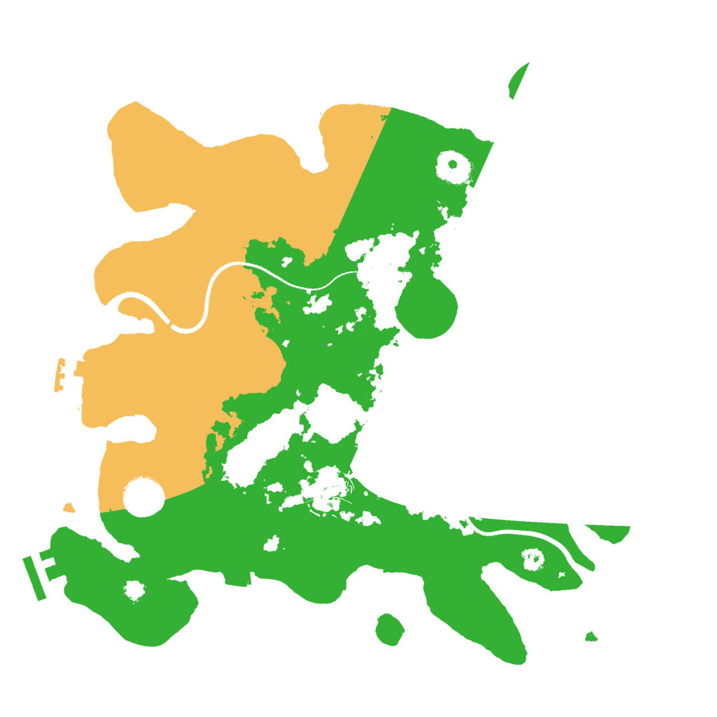 Biome Rust Map: Procedural Map, Size: 3200, Seed: 1833268691