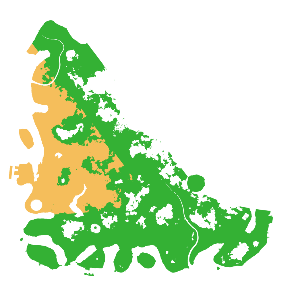 Biome Rust Map: Procedural Map, Size: 4550, Seed: 66567879