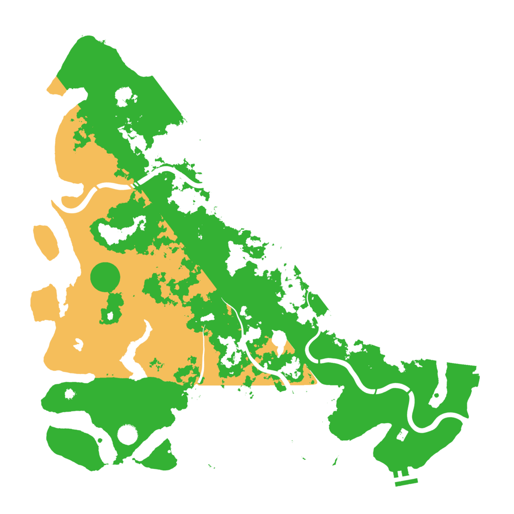 Biome Rust Map: Procedural Map, Size: 4550, Seed: 66567879